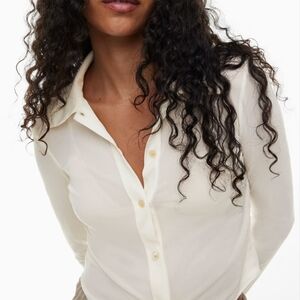 Wilfred | Nylon Button Down Shirt